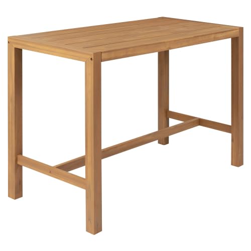 5-Piece Patio Bar Set with 4 Cushioned Bar Stools R429