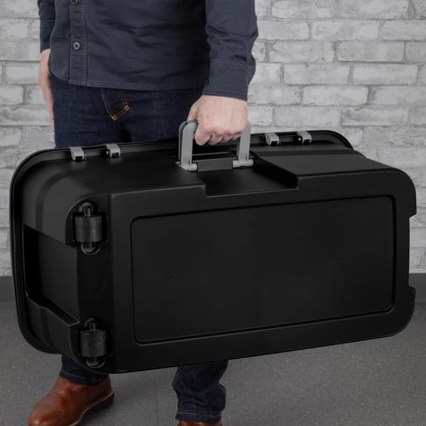 Black 22 Gallon Wheeled Storage Trunk N869151