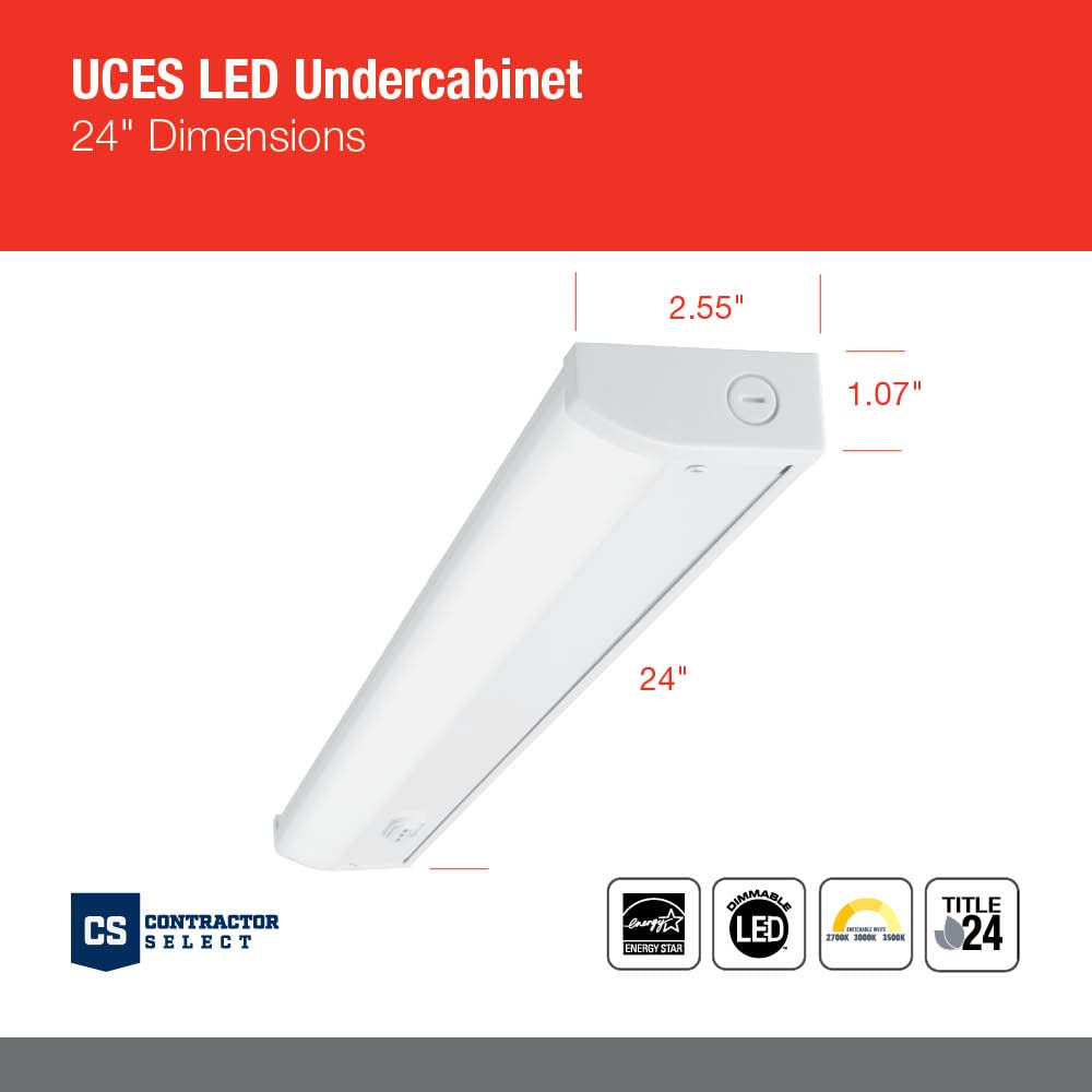 24 Inch Dimmable LED Under Cabinet Lighting D3101