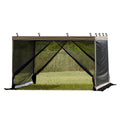 10x10 Mosquito Netting with Zipper Door and Wind Deflector Y262
