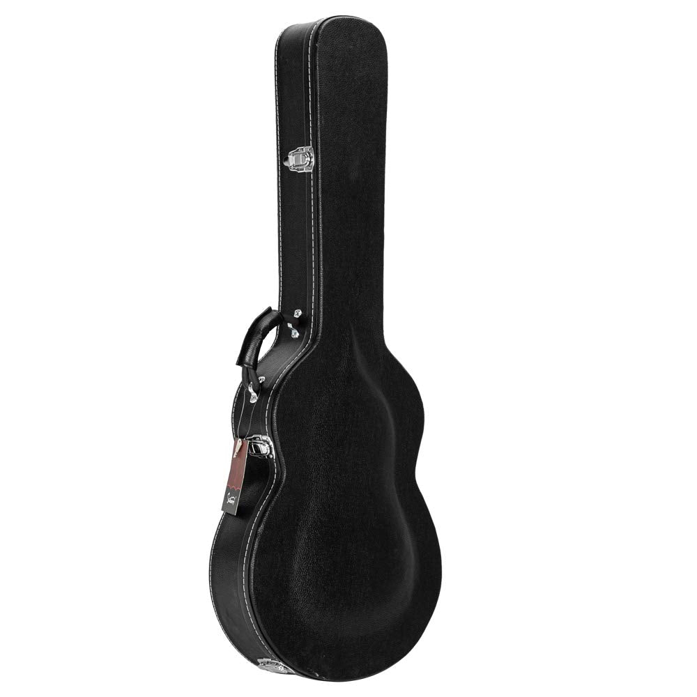 42-Inch Wooden Hard-Shell Electric Guitar Case with Lock Latch Padding M9224
