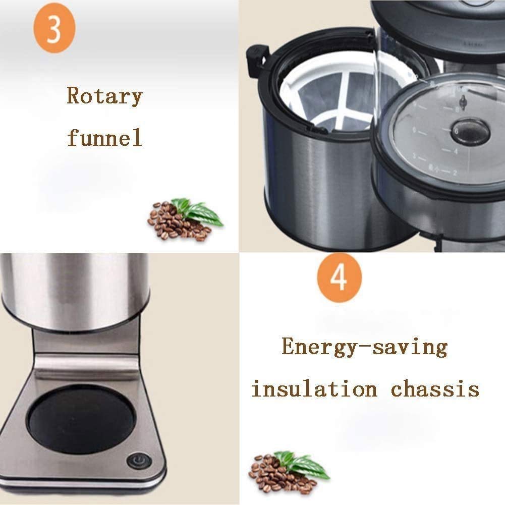 Stainless Steel Coffee Maker and Coffee Grinder Bundle Z90327