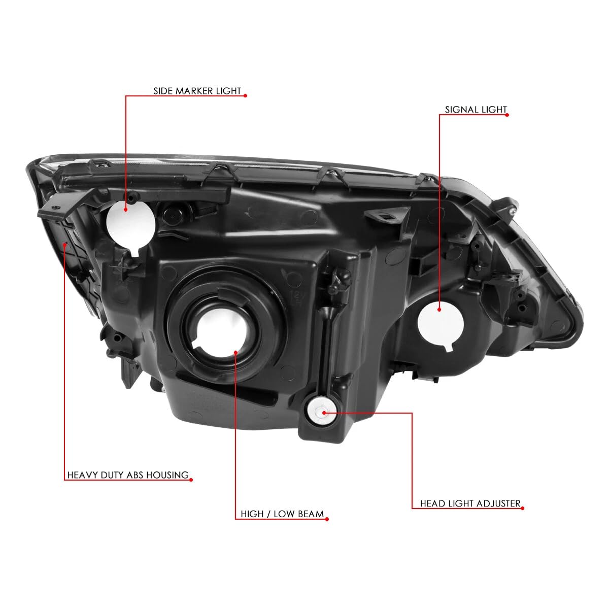 Halogen Headlight Assembly N5635