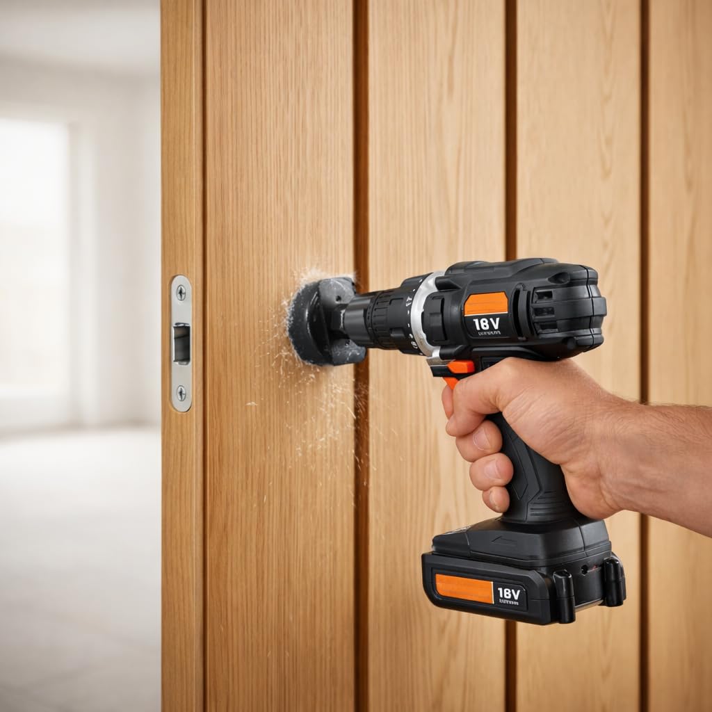 18V Cordless 3/8 in. Drill Driver & Hole Saw Kit with Battery and Charger N85780