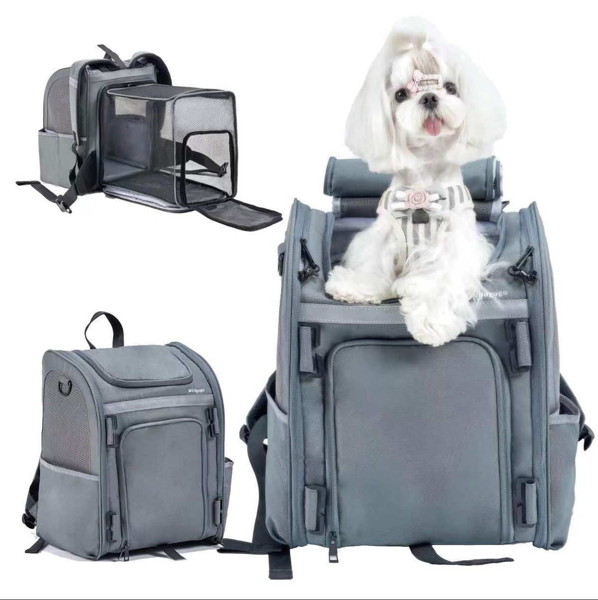 Expandable Foldable Pet Carrier Backpack I55785