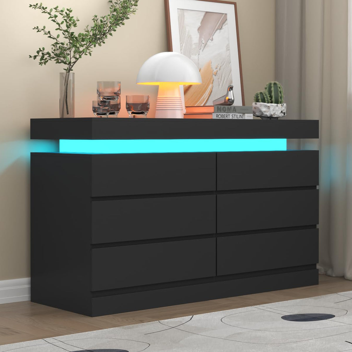 6 Drawer Dresser with Power Outlet R320