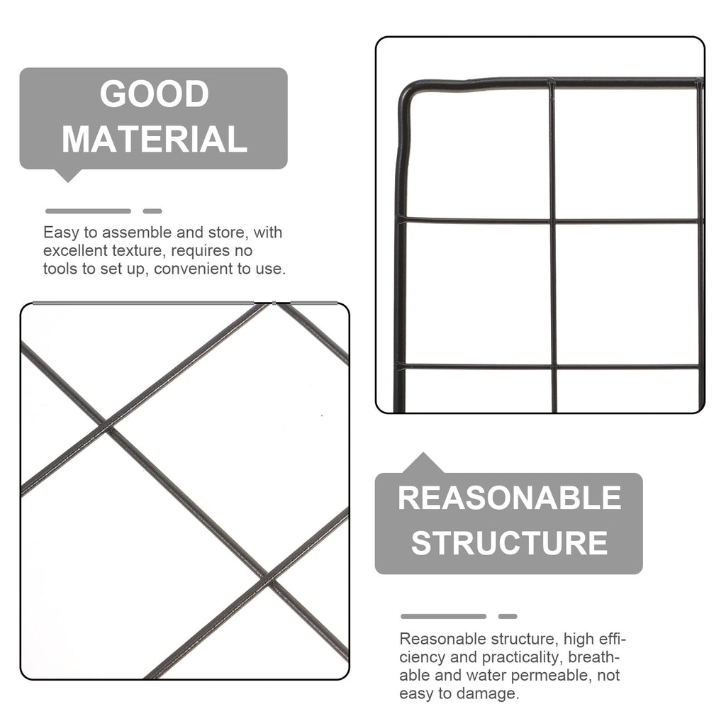 4pcs Flexible Iron Mesh Dog Fence Panels V3398