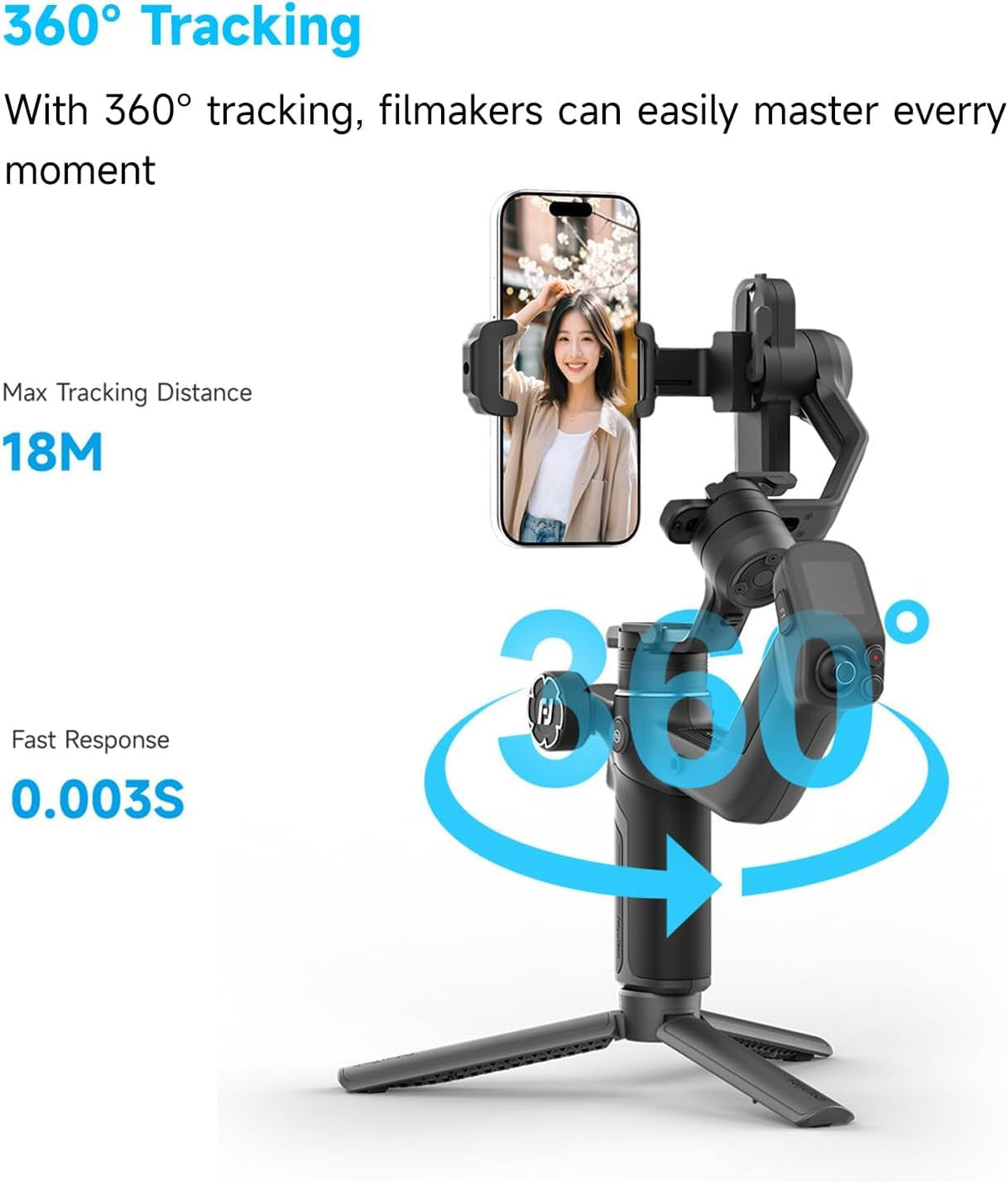 Camera Gimbal with AI Tracking Y8888