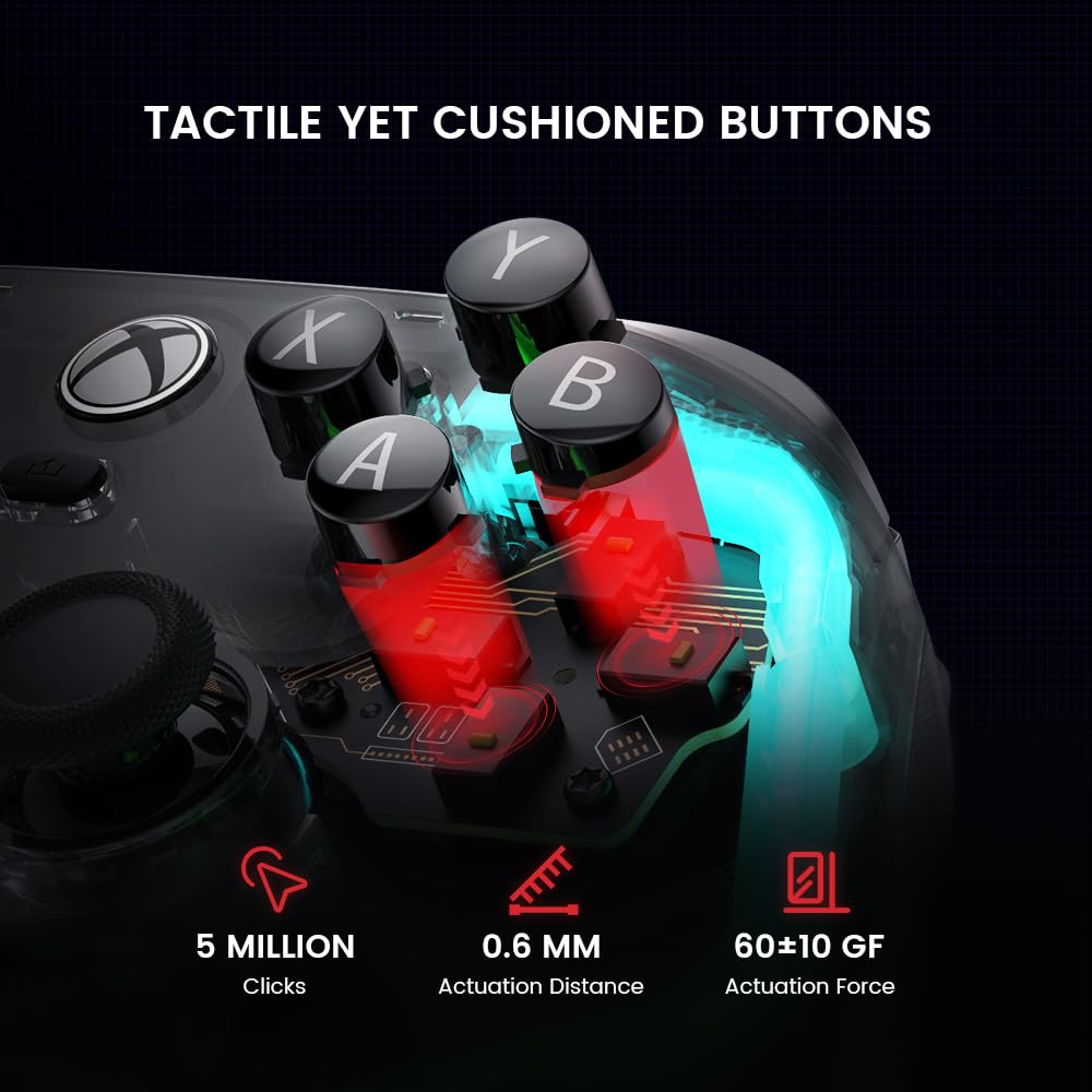 Wired Gaming Controller with Hall Effect Joysticks Y244976