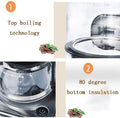 Stainless Steel Coffee Maker and Coffee Grinder Bundle Z90327