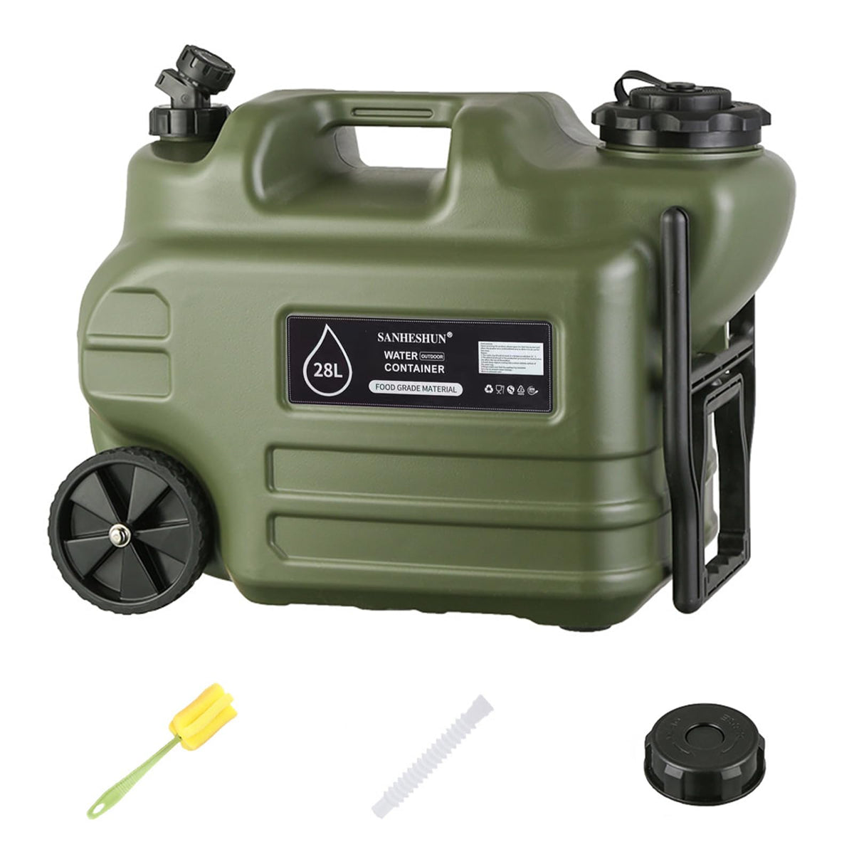 7.4 Gallon Water Jug with Wheels & Handle H7842