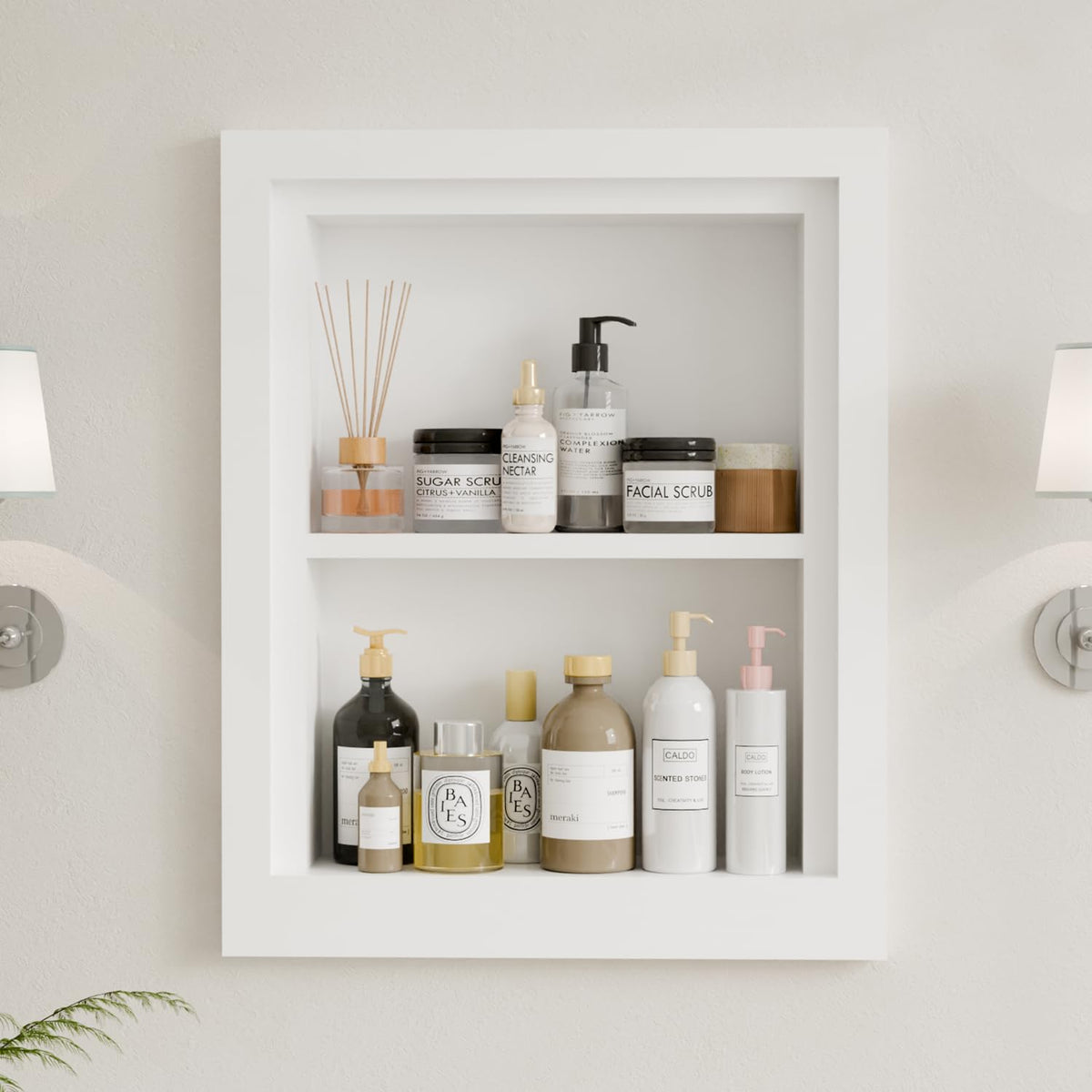Solid Wood 14 X 18 Recessed Medicine Cabinet T214373