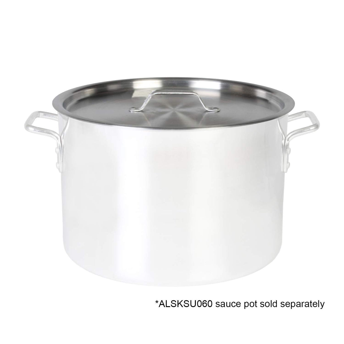 60 qt Aluminum Sauce Pot with Lid N4195