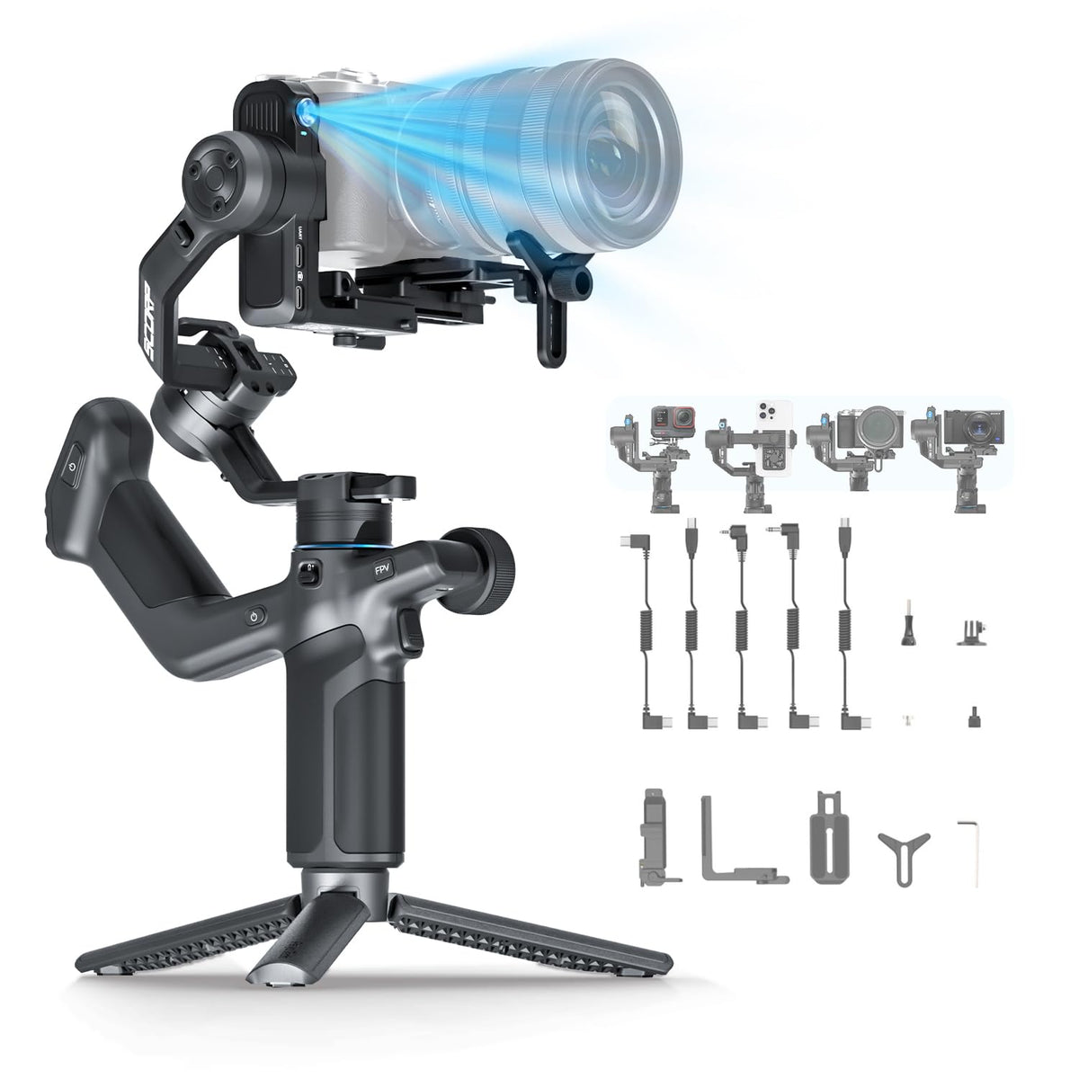 Camera Gimbal with AI Tracking Y8888