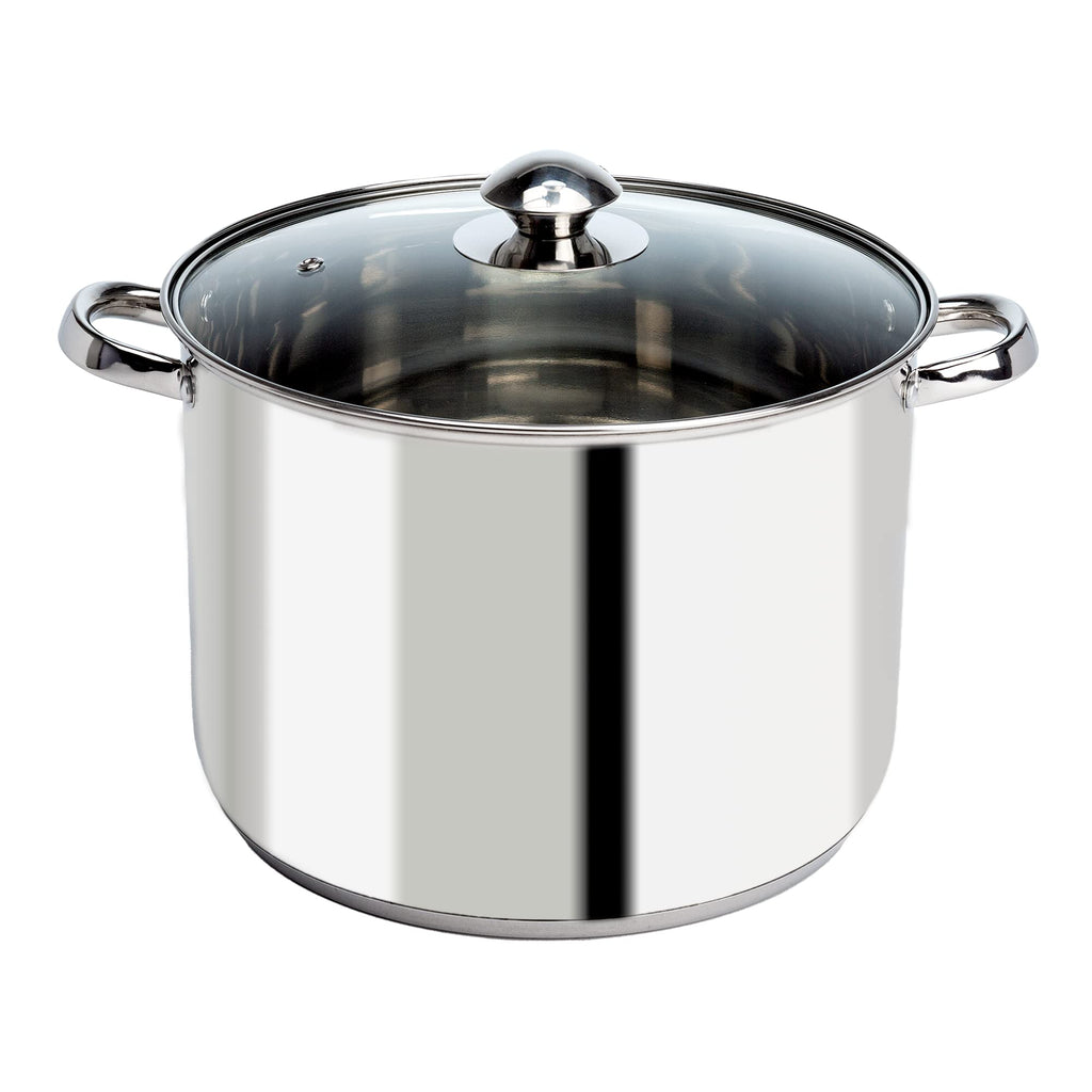 Stainless Steel 8-Quart Stock Pot with Glass Lid Z775658