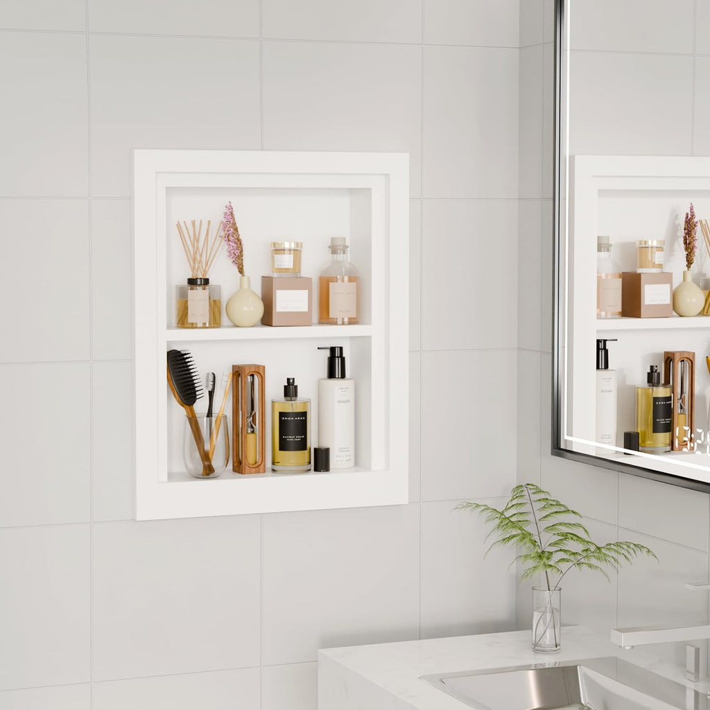 Solid Wood 14 X 18 Recessed Medicine Cabinet T214373