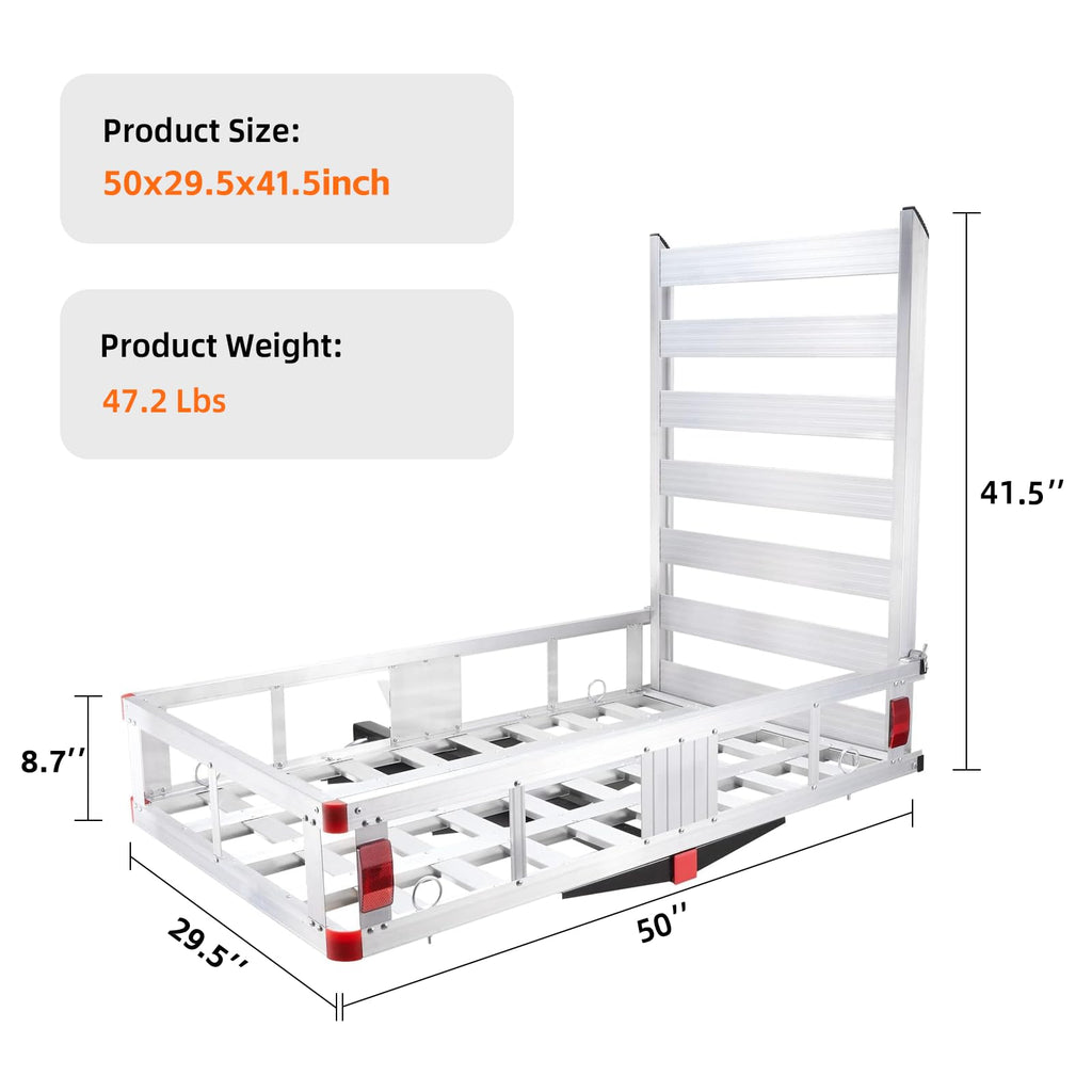 Hitch Cargo Carrier with Ramp G7254
