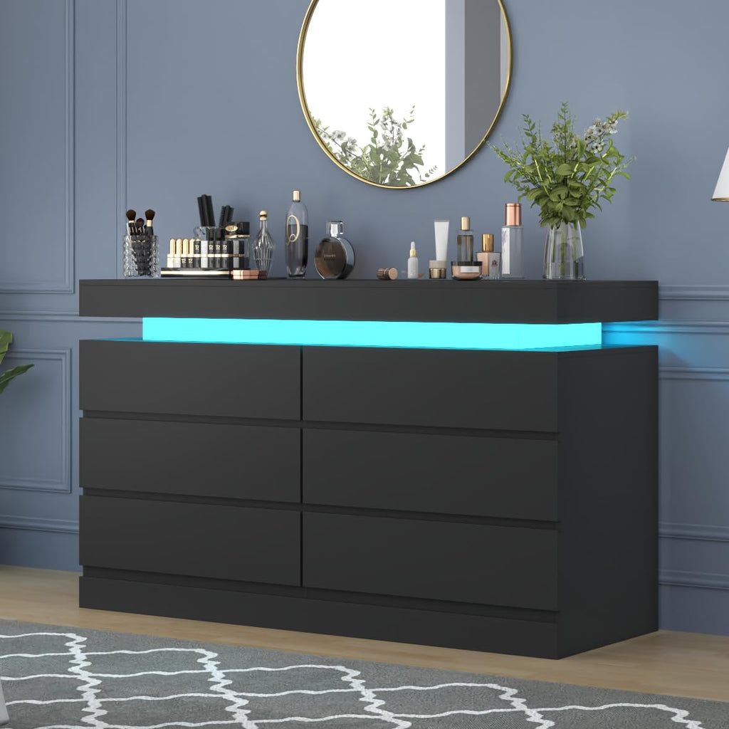 6 Drawer Dresser with Power Outlet R320