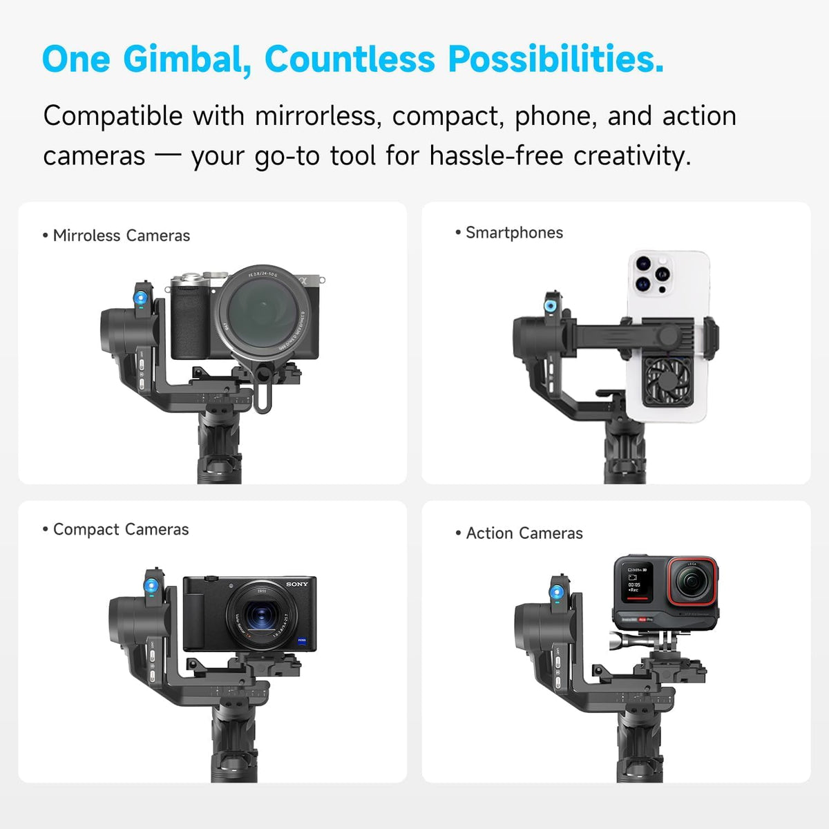 Camera Gimbal with AI Tracking Y8888
