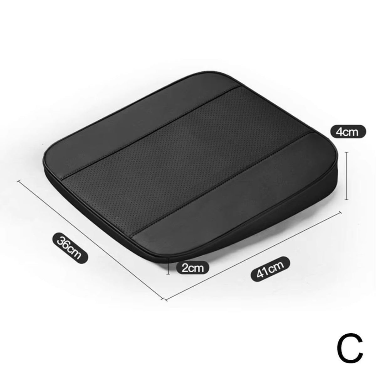 Wedge Shaped Memory Foam Car Seat Cushion P22506