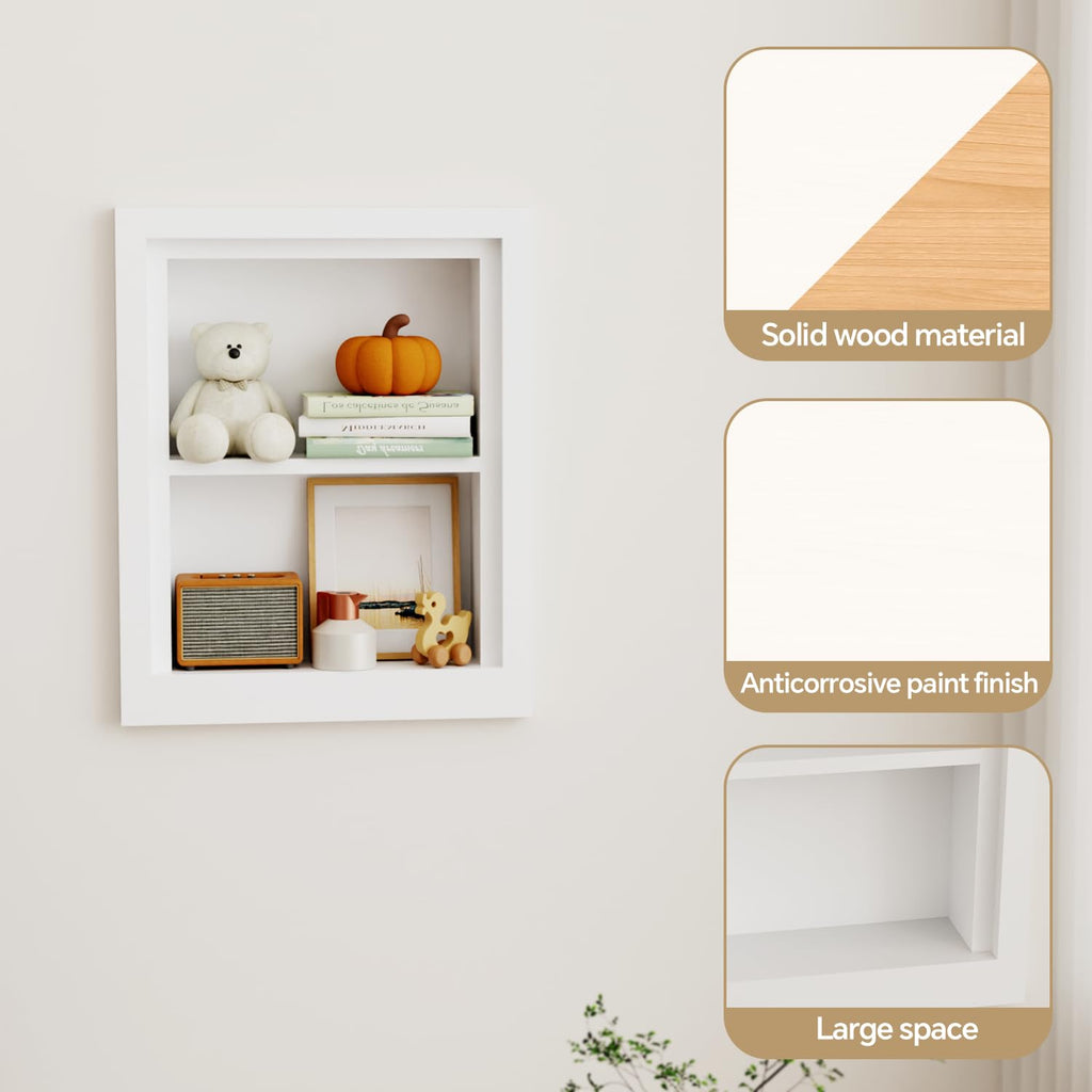 Solid Wood 14 X 18 Recessed Medicine Cabinet T214373