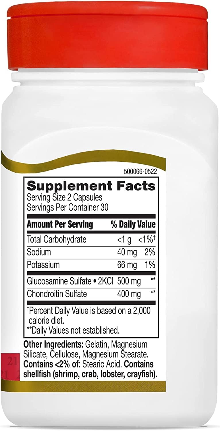 Glucosamine Chondroitin Capsules, 60ct M944