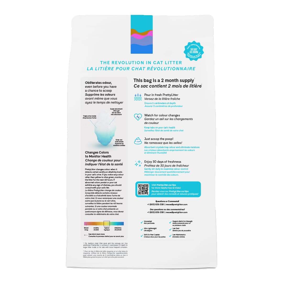 Unscented Non-Clumping Crystal Cat Litter 8 lbs L904485