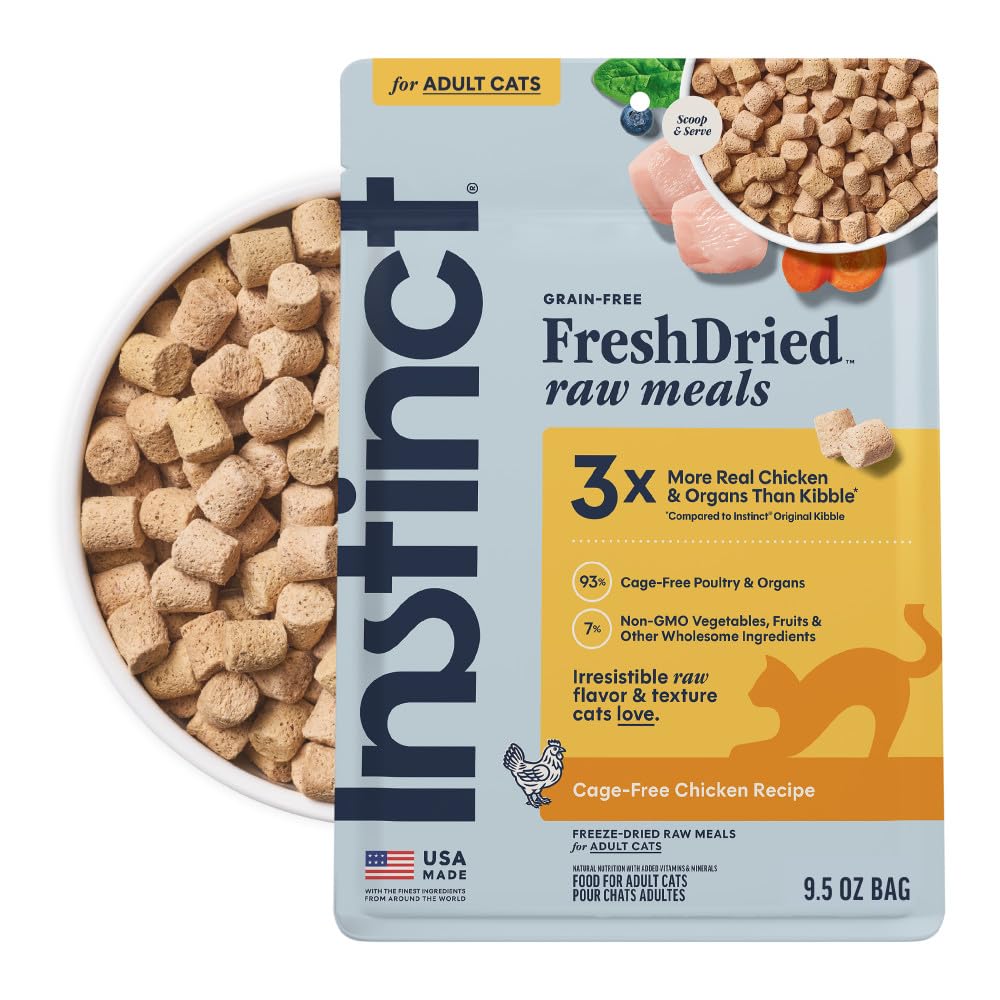 Freeze Dried Raw Chicken Cat Food 9.5 oz J464
