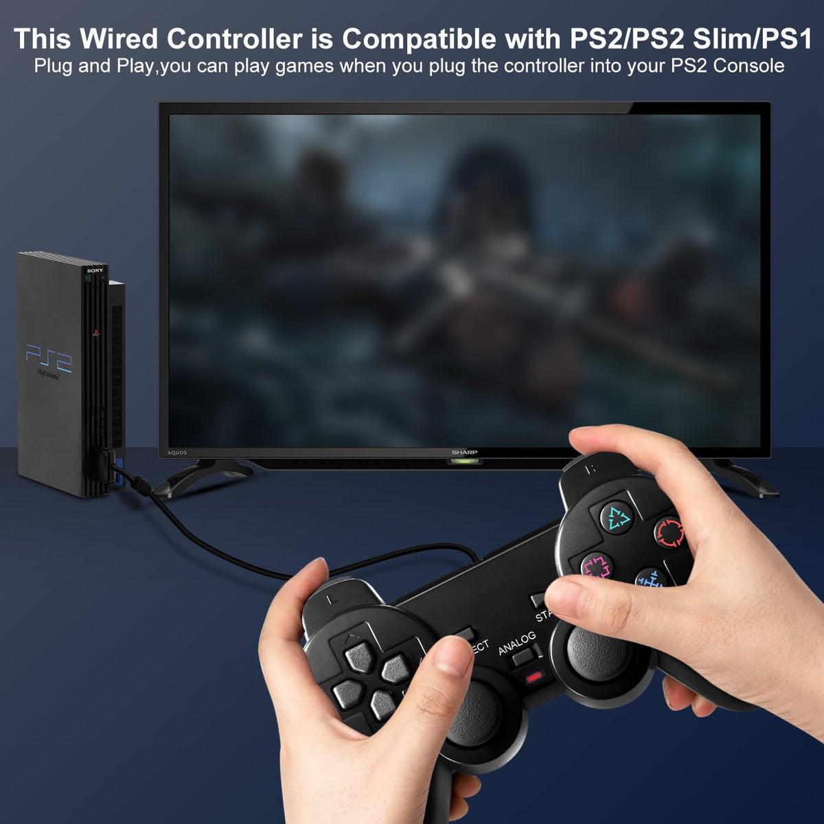 2 Pack Wired Controller F909