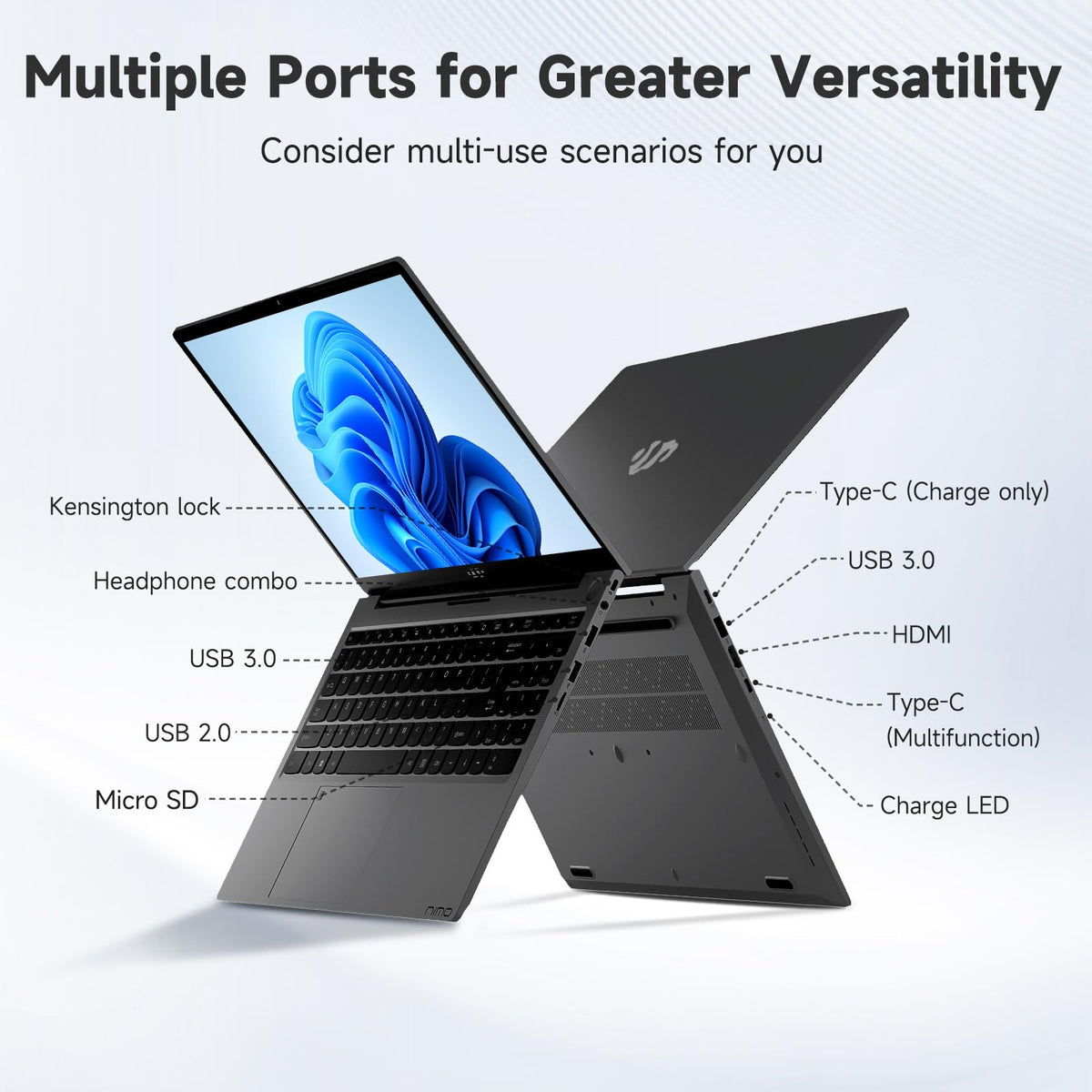 15.6" IPS FHD Laptop Intel Core i3 8GB RAM 256GB SSD S389523