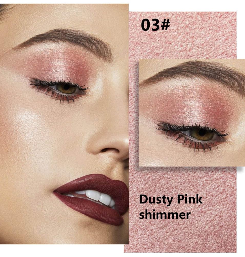 Dusty Pink Champagne Single Eyeshadow Palette C5570