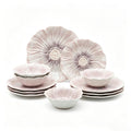 Ceramic Dinnerware Set of 12, Plates and Bowls Set for 4 U948333
