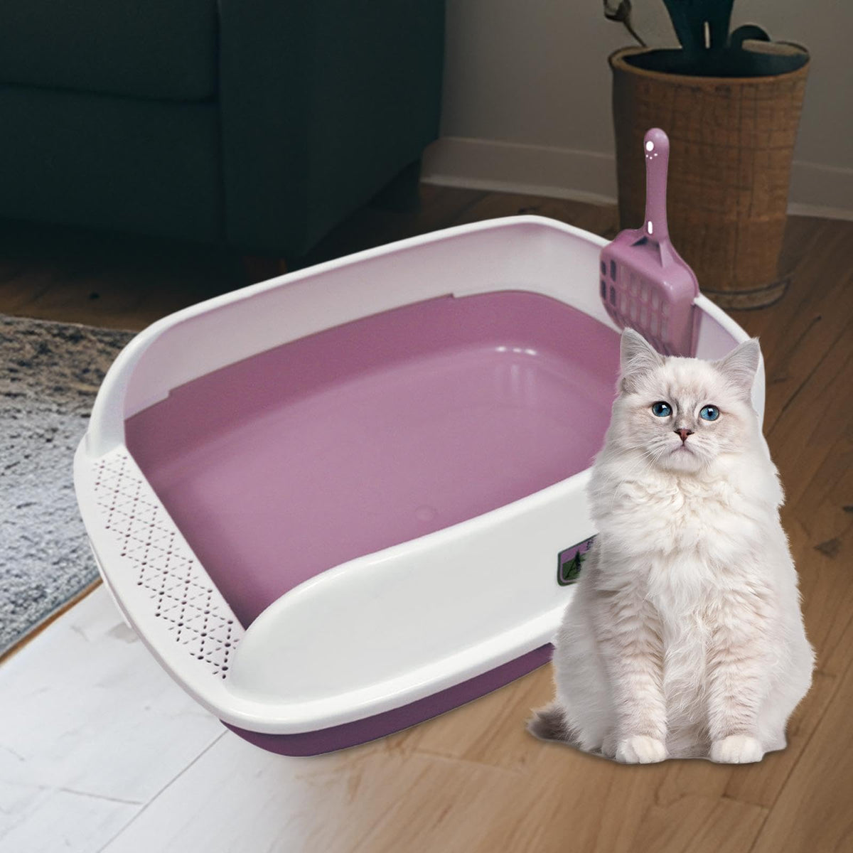 Pink Cat Litter Box U7566