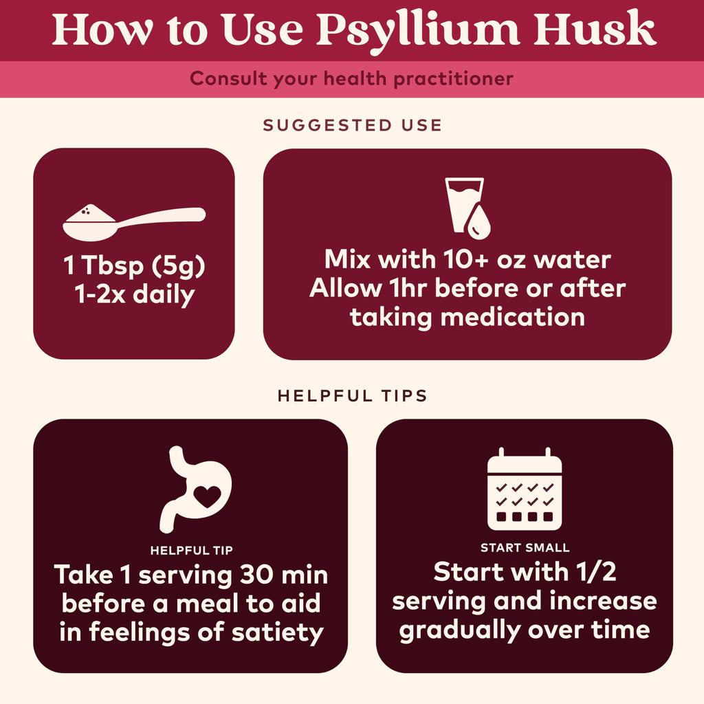 Psyllium Whole Husk Fiber Supplement 12 oz M12520