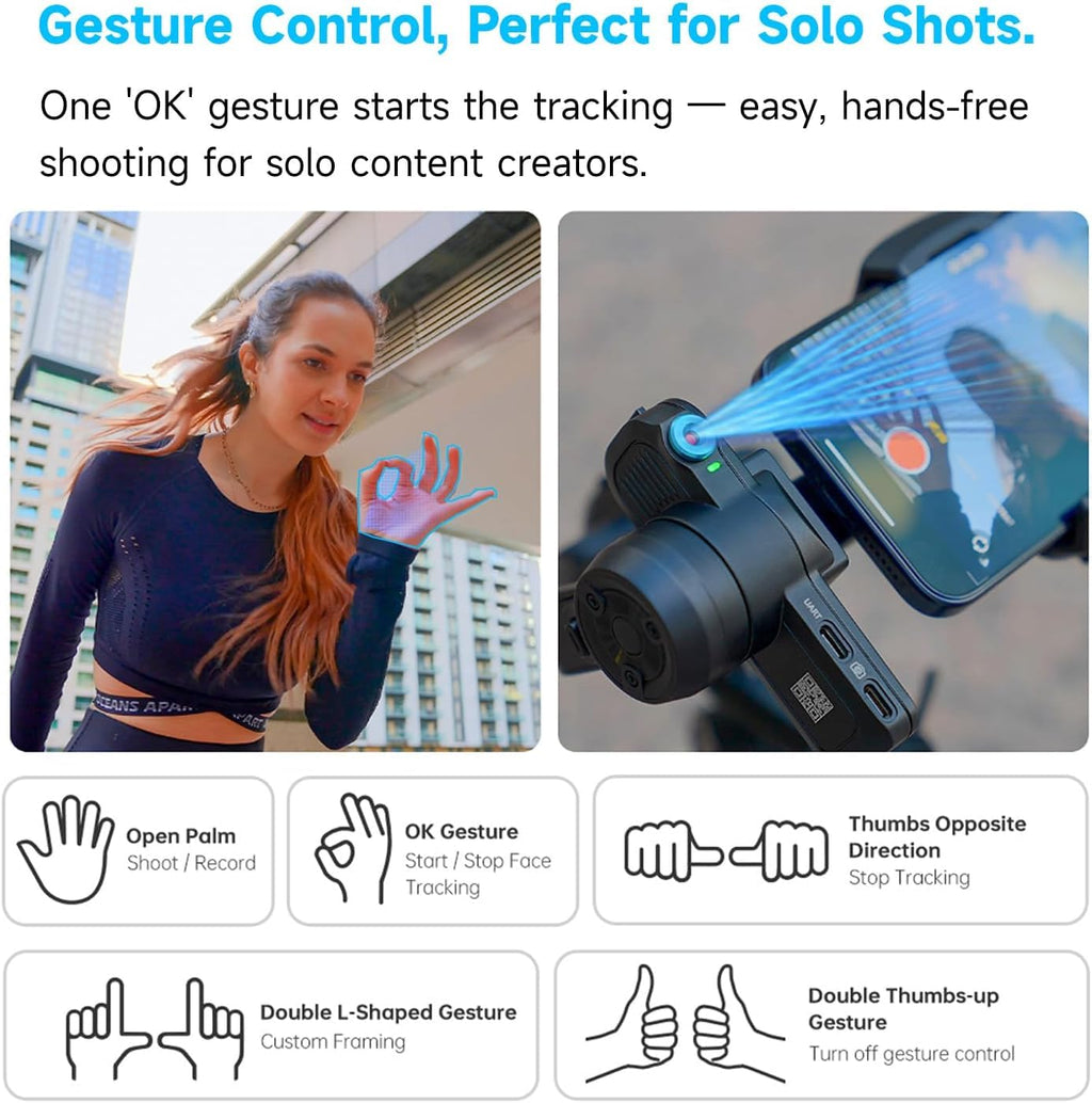 Camera Gimbal with AI Tracking Y8888