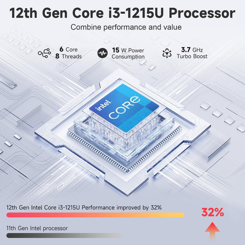 15.6" IPS FHD Laptop Intel Core i3 8GB RAM 256GB SSD S389523