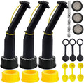 Gas Can Spout Replacement Kit with Gaskets Vent Cap Black 3 Kit A932417