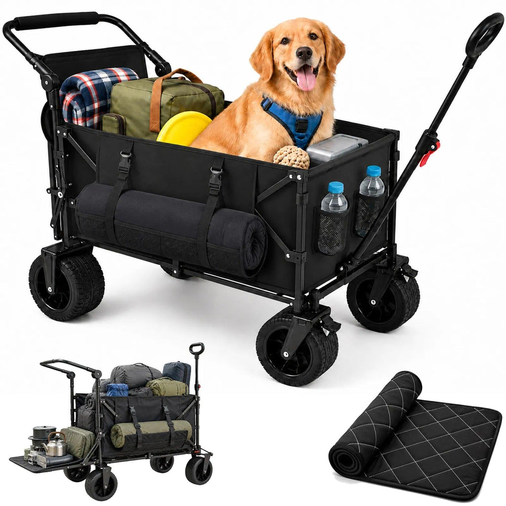 Folding Dog Wagon with Ramp D189