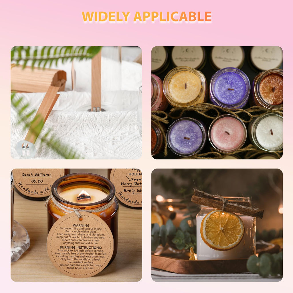 Cherry Wood Wicks 180 Candles per Pack L398
