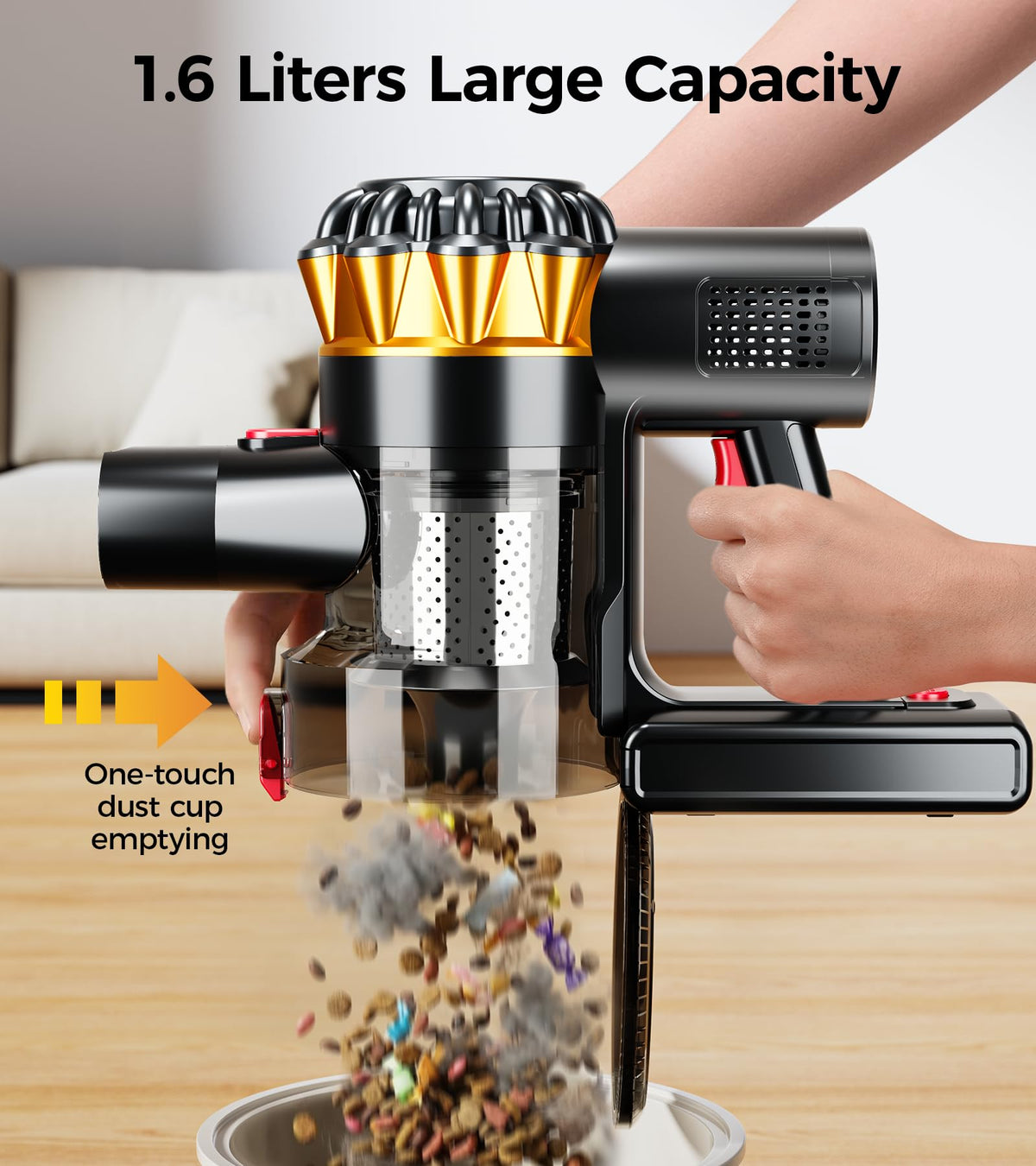 600W 50KPA 65Mins Cordless Stick Vacuum Cleaner A979