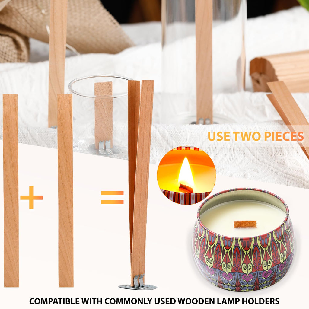 Cherry Wood Wicks 180 Candles per Pack L398