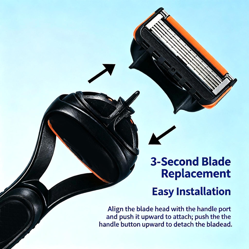 5 Layer Razor Blade Refills 12-Piece Set W367558