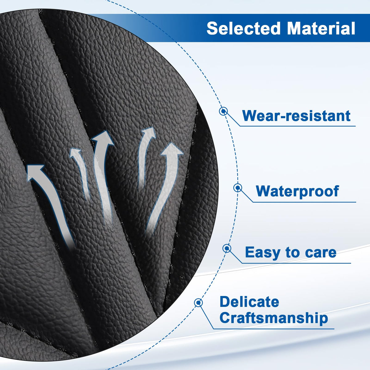 Waterproof Car Seat Covers Set of 5 W1232