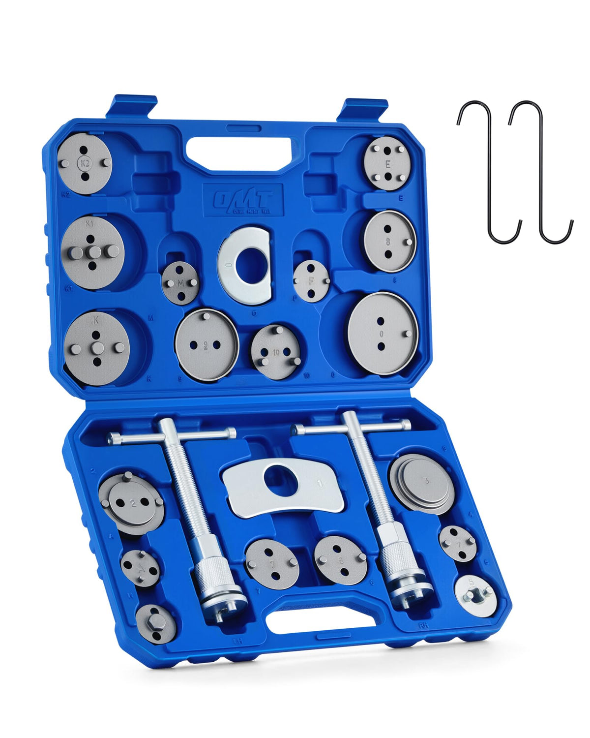 24pc Brake Caliper Compression Tool with Adapters & Hangers E724