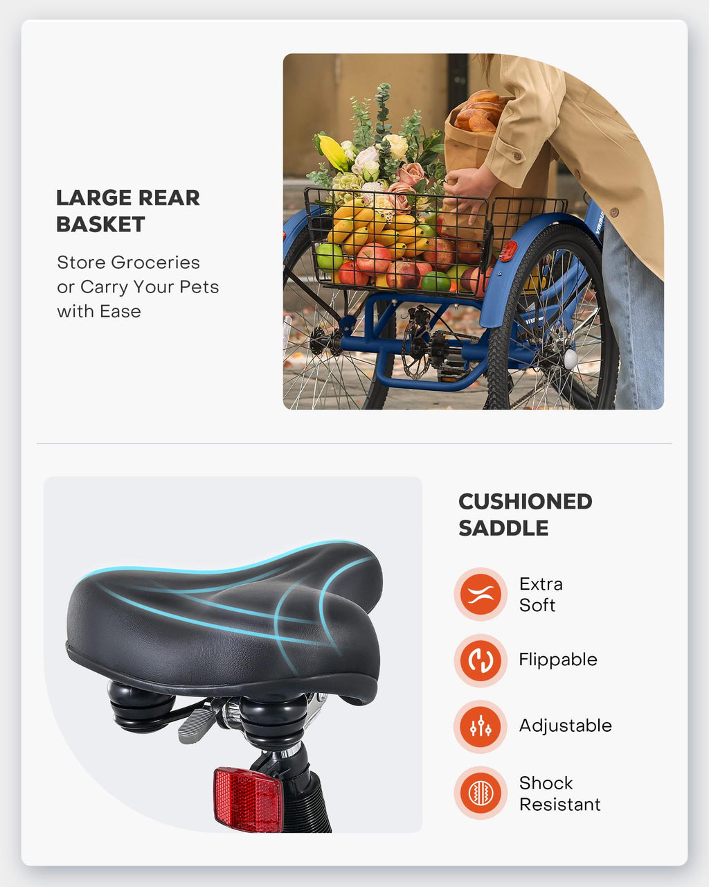 Electric Trike 7 Speed L241107
