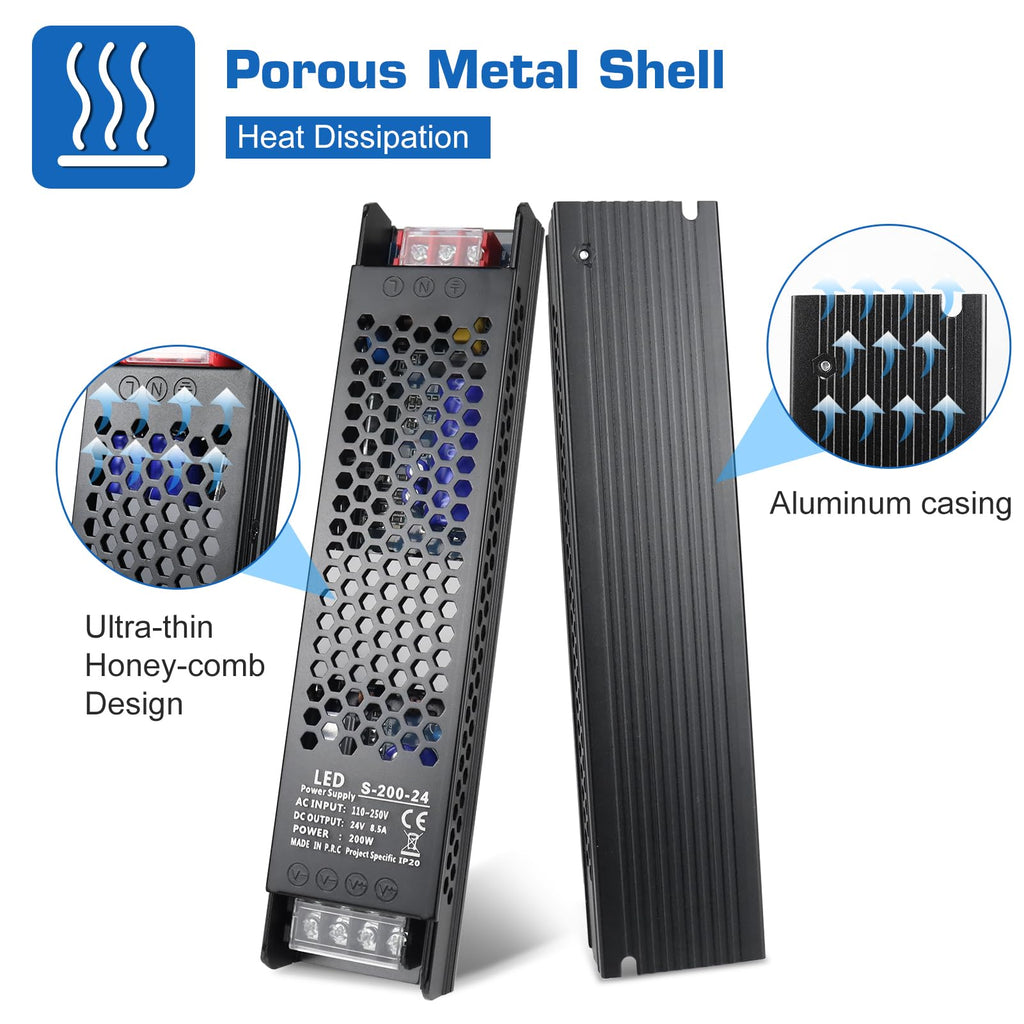 24V 200W 8.3A Constant Voltage LED Power Supply X253