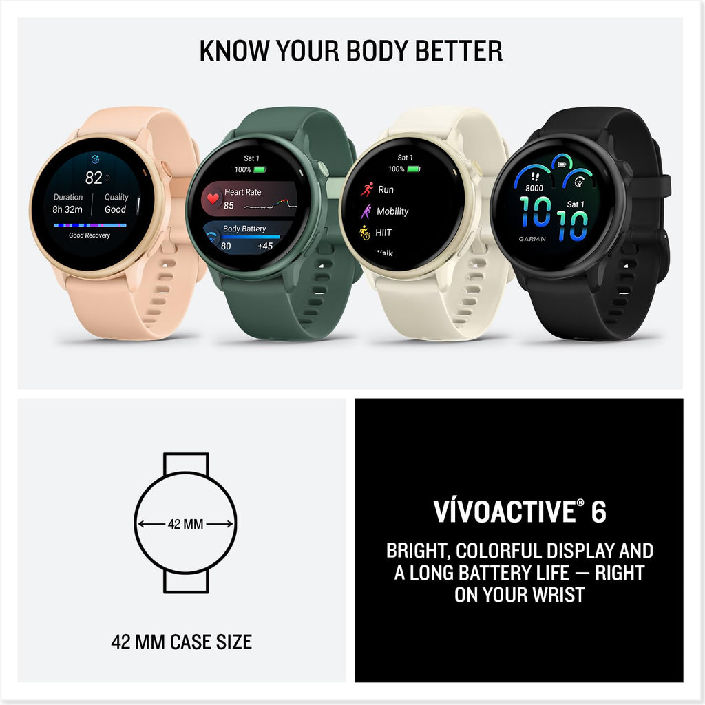 Health & Fitness GPS Smartwatch 42mm Slate L975403