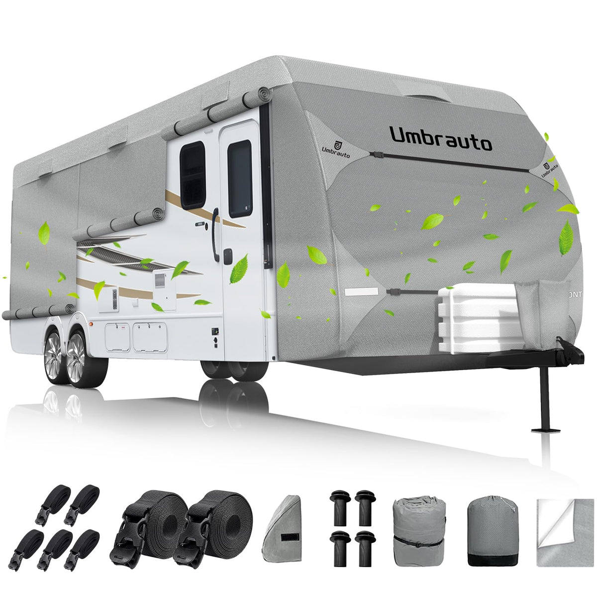 Lightweight Waterproof RV Cover Fits 24-27ft Travel Trailer R8873