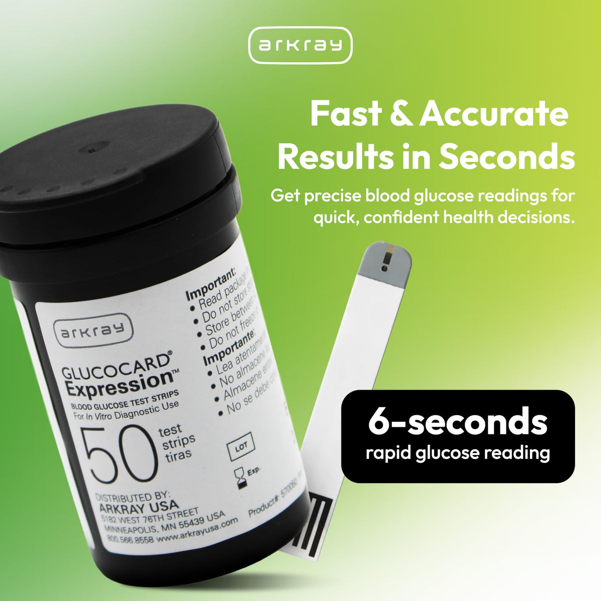 Glucose Test Strips, 50 Count R7192