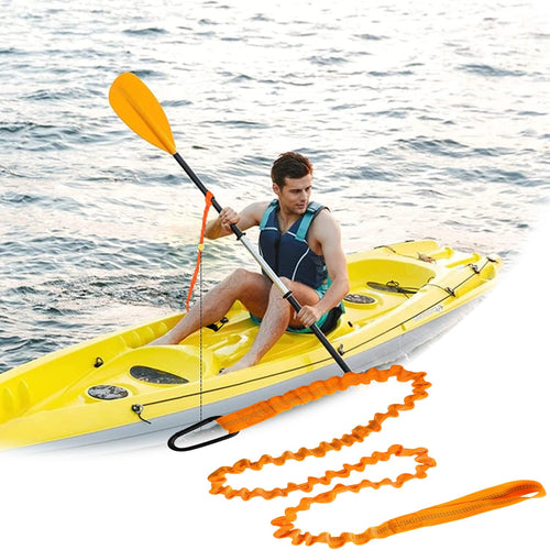 2 Pack Stretchable Paddle Leash with Carabiner Q24939